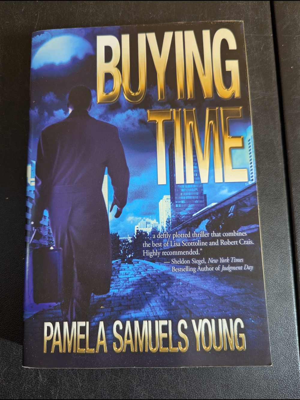 Buying Time by Pamela Samuels Young - Blue & Gold Thriller Paperback